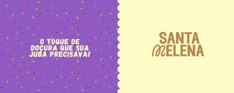 Imagem do banner rotativo Santa Melena Brasil
