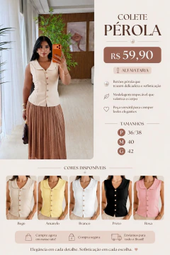 Colete Pérola 2519 - comprar online