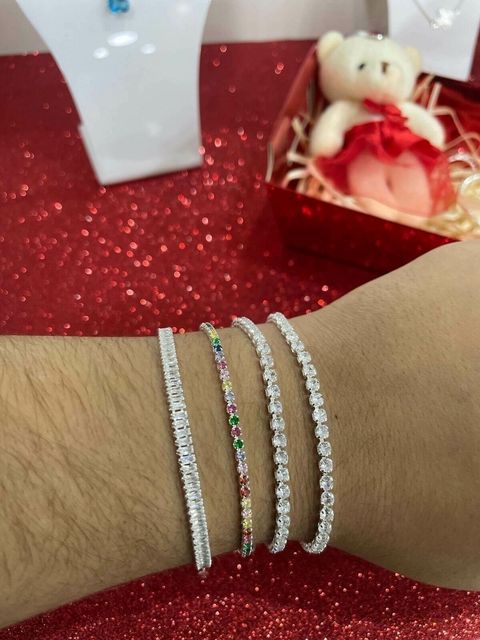 4 Pulseiras Rivieiras Delicadas