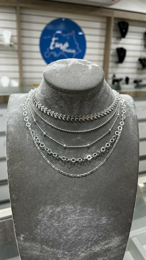 Combo Simples: 5 Chokers - comprar online