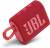 Parlante inalámbrico y portátil JBL GO 3 Bluetooth Rojo - comprar online