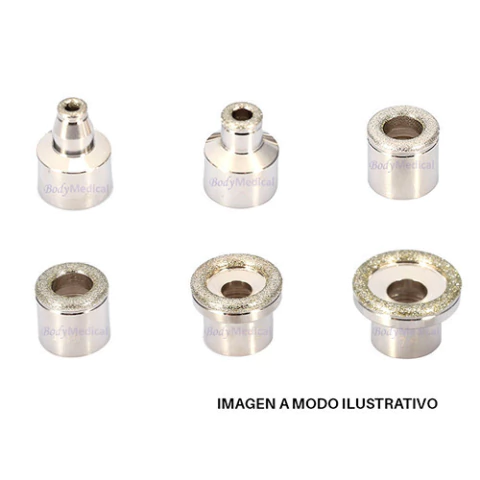 Kit 6 Puntas Diamante Microdermoabrasión - comprar online