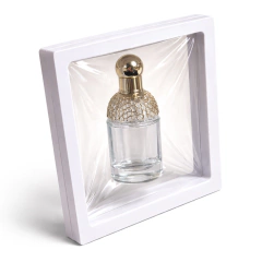 Embalagem de Exibição Flutuante 7x7cm Branco