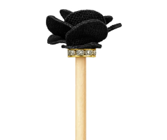 Vareta Flor Macrame Vermelha - comprar online