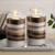 Pote de Vidro Azeitona 823ml (1uni) com Tampa Branca - Casa das Essências SS