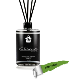 Aromatizador de Varetas Joma Fresia 500ml com Tampa e Varetas de Fibra