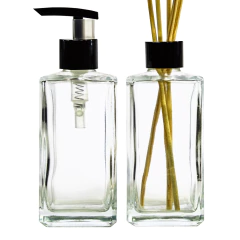 Kit Vidro Retangular 250ml Ouro - comprar online