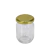 Pote de Vidro Conserva 200ml (1uni) com Tampa Ouro na internet