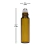Vidro Rollon Cilíndrico Âmbar Tampa Ouro 5ml (1un) na internet