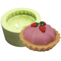 Molde Silicone 01 Cavidade Massa de Tortinha