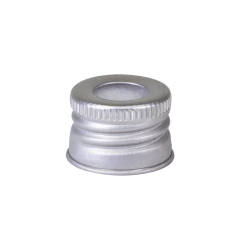 Tampa Metal Prata Rosca 20 com Furo (1un) - comprar online