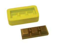 Molde Silicone 01 Cavidade Chocolate Barra