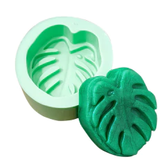 Molde Silicone 01 Cavidade Folha Costela de Adão