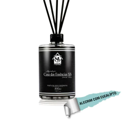 Aromatizador de Varetas Alecrim com Eucalipto 500ml com Tampa e Varetas de Fibra - comprar online
