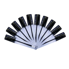 Embalagem para Batom Liquido Cilindrica Tampa Preta (10un) - comprar online