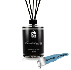 Aromatizador de Varetas Salvia e Sal Marinho 500ml com Tampa e Varetas de Fibra - comprar online