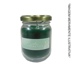 Pote para Vela Conserva 200ml (1uni) com Tampa Dourada