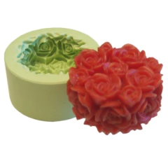 Molde Silicone 01 Cavidade Tubete de Rosas - comprar online