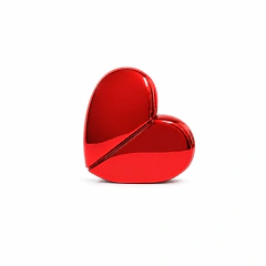 Vidro Coração 30ml Vermelho com Válvula Spray