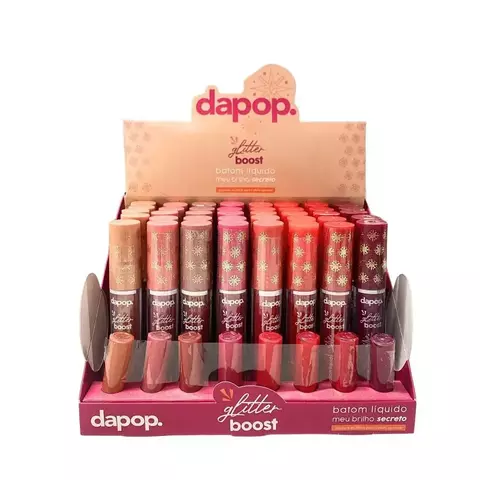 Batom Líquido Glitter Boost - Dapop