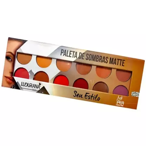 Paleta de Sombras Ludurana Seu Estilo Matte