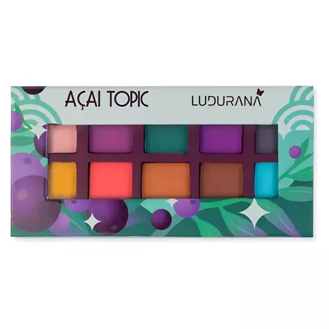 Paleta de Sombras Açai Topic Ludurana - comprar online