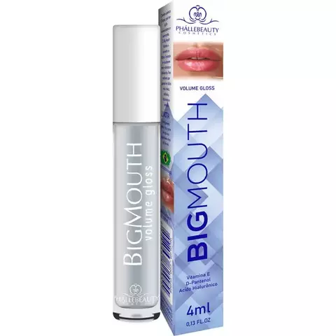 Big Mouth Gloss Labial Hidrata e Aumenta o Volume Incolor - Phállebeauty - comprar online