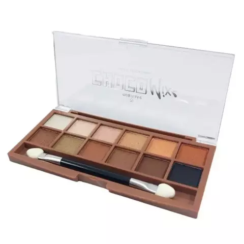 Paleta De Sombra Miamake Chocomix Com 12 Cores