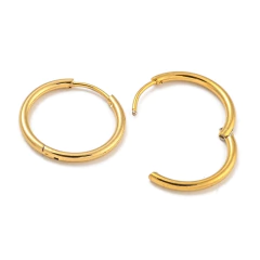 Par de aros hoops básicos huggies acero 20x1,6mm en internet