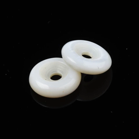 Rosquita de nácar natural 1cm (precio por unidad)
