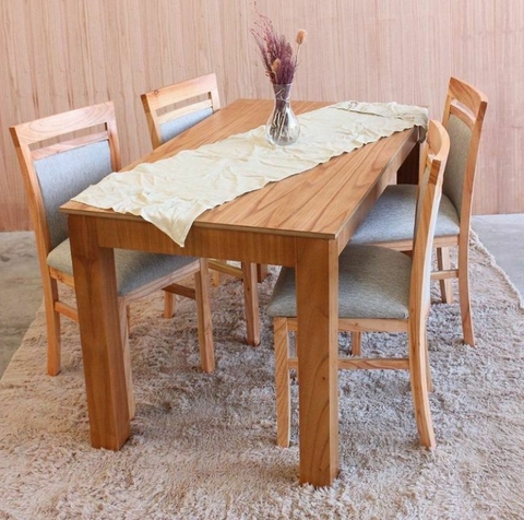 Mesa extensible + 4 sillas Merlot . - comprar online