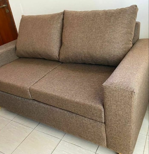 Sillón 2 cuerpos 1.60 con o sin camastro en chenille. - comprar online