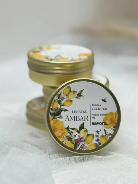 Vela Aromática – Limão & Âmbar | 50g - comprar online