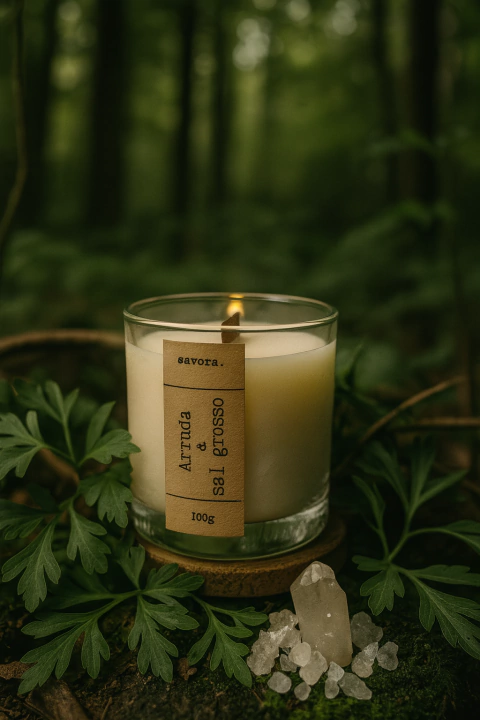 Vela Aromática - Sal Grosso & Arruda 100g - comprar online