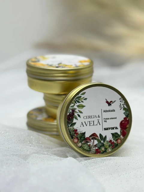 Vela Aromática na Lata 50g - Cereja e Avelã - comprar online