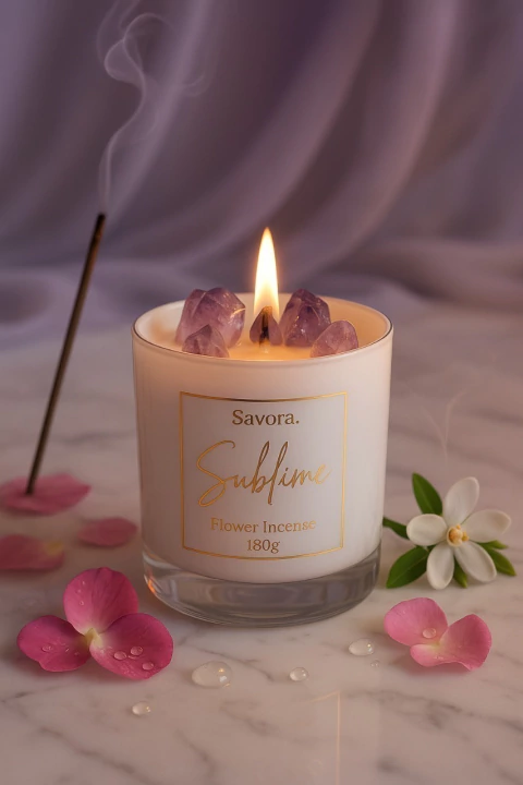 Vela Sublime – Flower Incense | 180g - comprar online