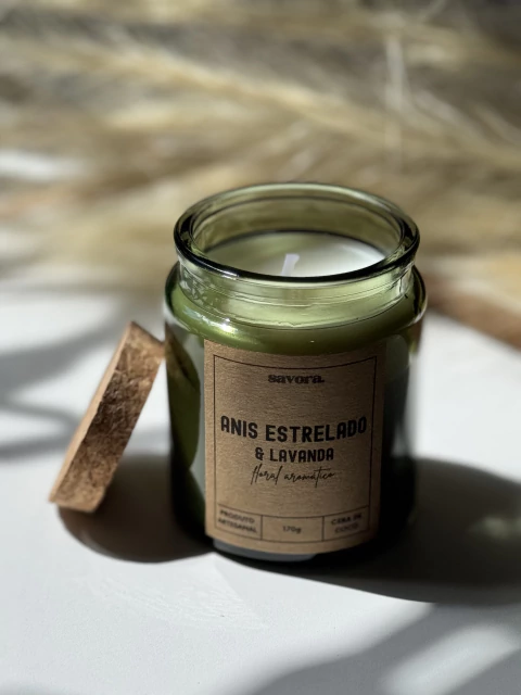 Vela Aromática – Anis Estrelado & Lavanda - 170g