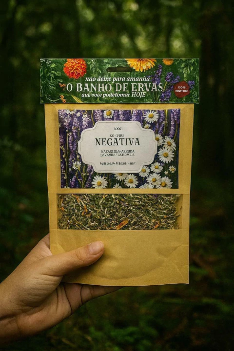 Banho de Ervas – Xô Vibe Negativa | Limpeza Energética e Proteção