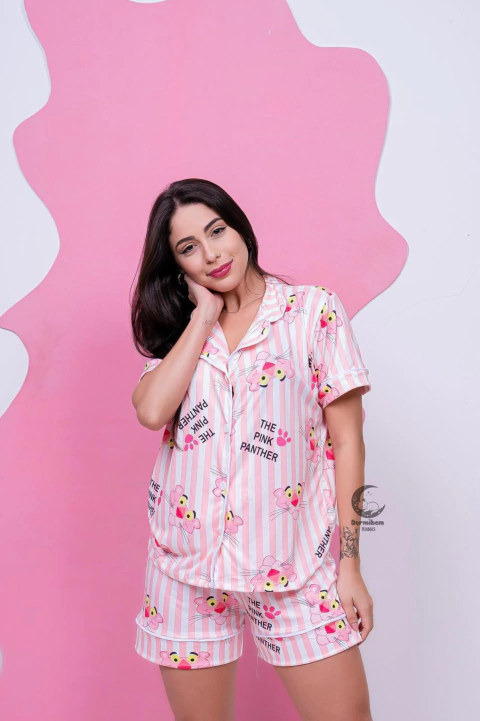 Americano Pantera Cor de Rosa