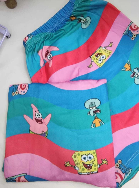 Babydoll Manguinha Bob Esponja