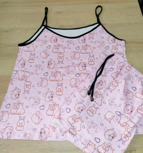 Alcinha Curto Família De Capivaras