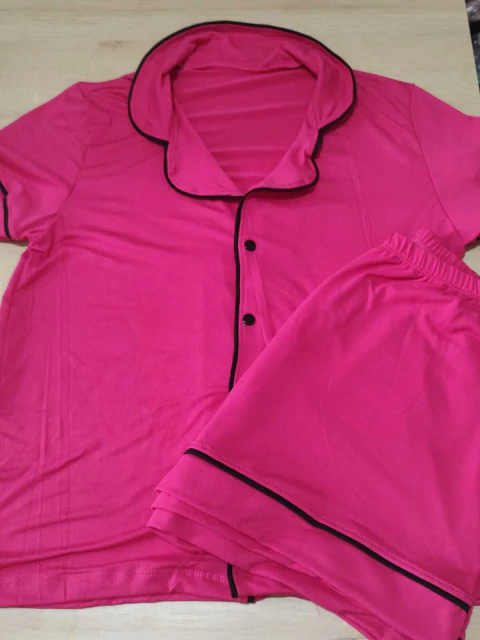 Americano Curto Liso Pink