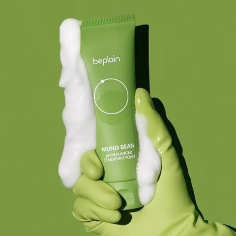 [BEPLAIN] Mung Bean pH-Balanced Cleansing Foam 160ml - comprar online