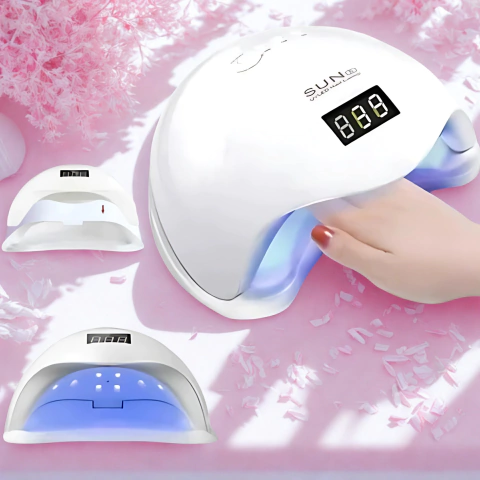 Lámpara secadora UV LED 48W SUN5 para uñas en gel con temporizador automático y sensor de movimiento