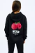 HOODIE FRAMBUESA NEGRO WEZED - comprar en línea