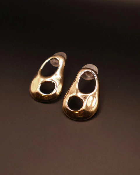 Brinco Abstract Dourado - comprar online