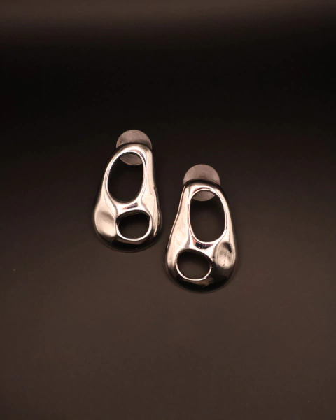 Brinco Abstract Prata - comprar online