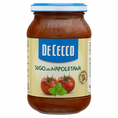 Molho de Tomate Sugo alla Napoletana com Manjericão 400g
