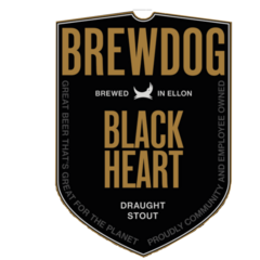 Imagem do Kit 6 Cerveja Preta Brewdog Black Heart Draught Stout 440ml