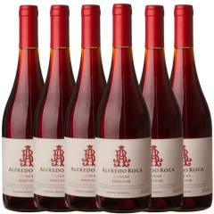 Kit 6 Vinho Tinto Argentino Alfredo Roca Pinot Noir 750ml